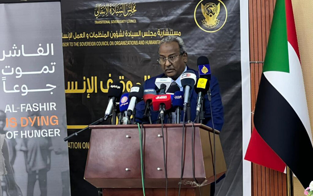 حكومة السودان تسلط الضوء على معاناة مليون شخص محاصر في الفاشر