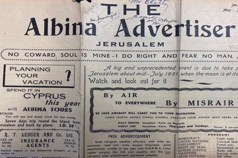 Albina advertiser about Misr Air (NAI, Dublin).https://www.tandfonline.com/