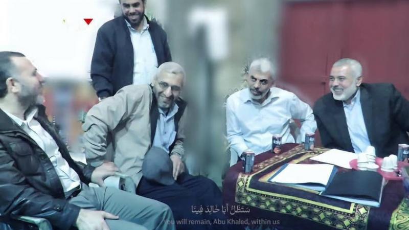 صورة نشرتها حماس ليلة السبت لعدد من قادتها الشهداء-فيسبوك