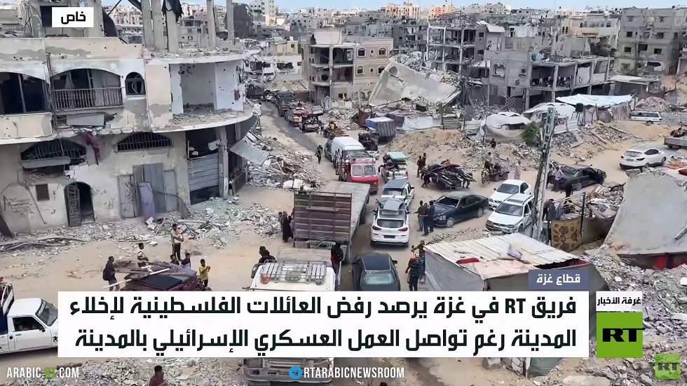 غزة.. رفض فلسطيني للنزوح من المدينة
