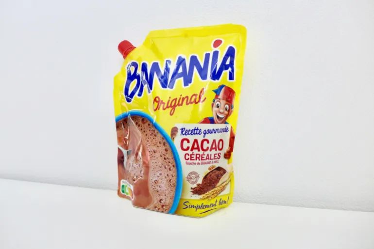 The ‘grandson’ of the original tirailleur adorns modern packaging [Clement Girardot/Al Jazeera]