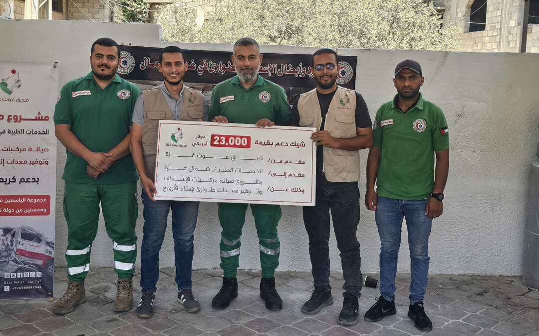 “غوث غزة”.. مشروع إنساني يقدم الغذاء والمأوى والدعم النفسي لأطفال غزة