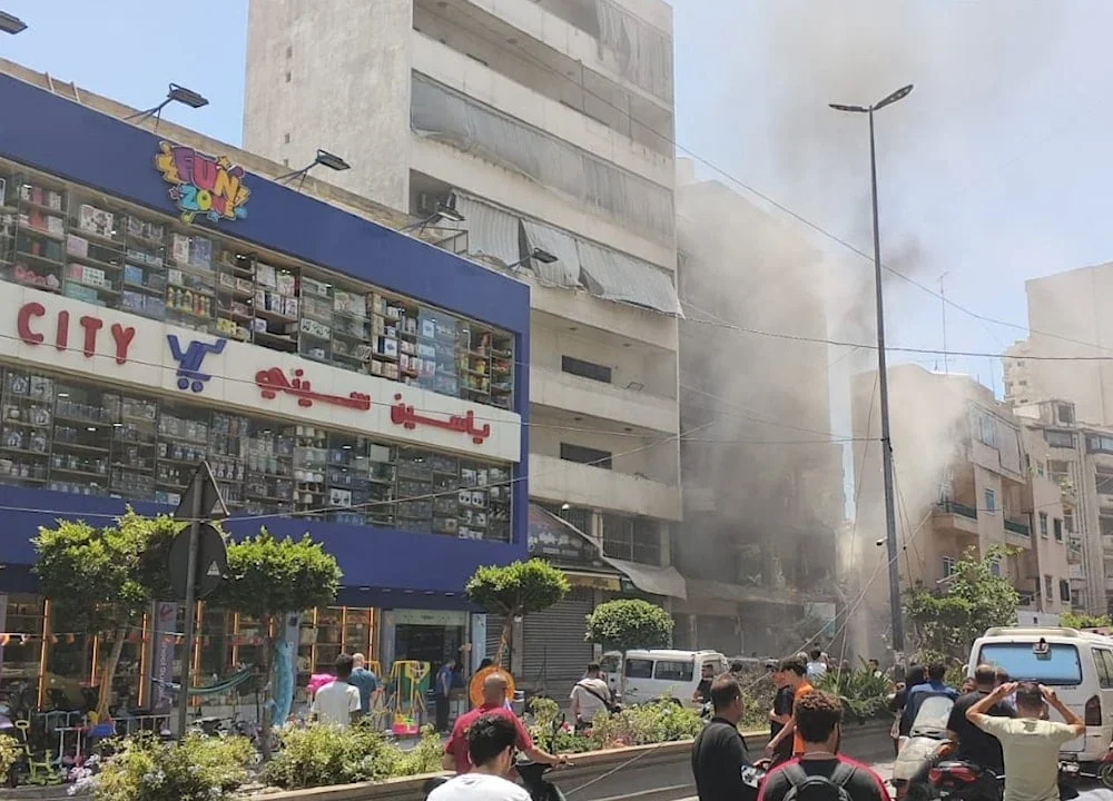 لبنان: شهداء وجرحى في اعتداء إسرائيلي على مبنى في الضاحية الجنوبية لبيروت