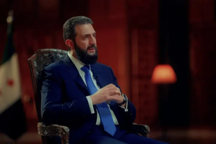 الشرع: نعمل على اتفاق أمني مع “إسرائيل” ولا نعتزم أي تدخل عسكري في لبنان